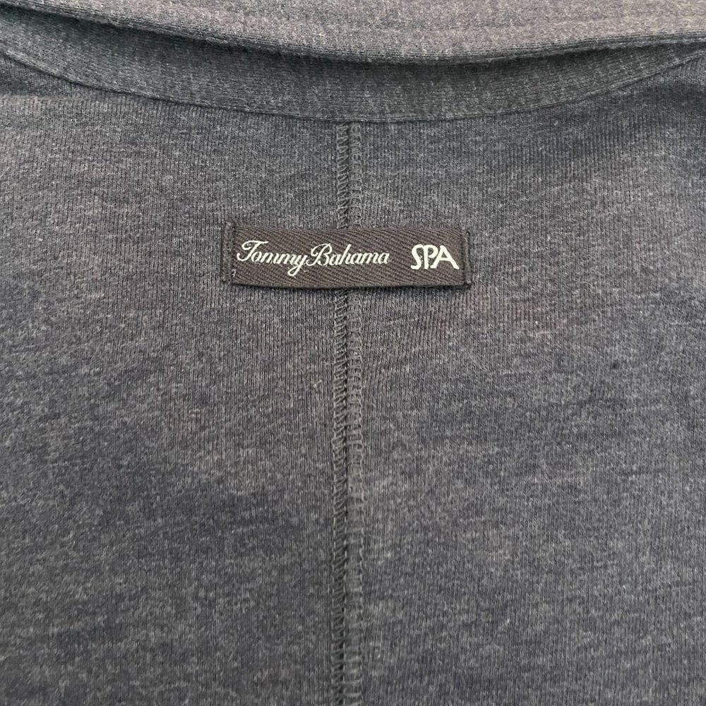 Tommy Bahama SPA Gray Button Front Women's Dress, Size L - Picture 5 of 8